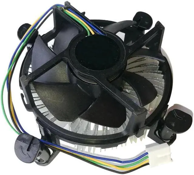 Alt view image 4 of 6 - Mute CPU Cooler for Intel 4 pin Quiet Cooling Fan LGA 1150 1151 1155 1156 771 775 for Inter I3 I5 I7 Xeon Series