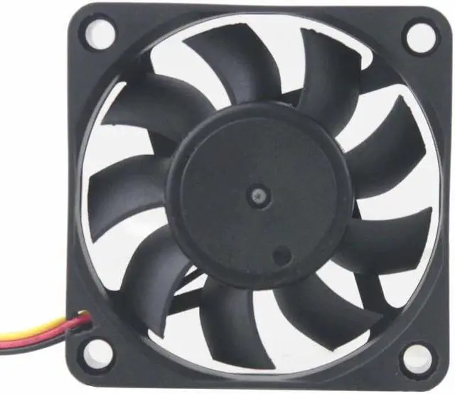 Alt view image 4 of 6 - 1 Piece 6cm DC 12V 60x60x15mm 3Pin PC CPU Brushless Motor Cooling Fan 60mm x 15mm 6015 Computer Case Cooler