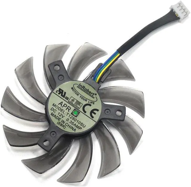 Main image of 75MM T128010SU 4pin Cooler Fan For GTX 670 680 Radeon R9 280X GTX670 /GTX780 /570 980ti g1 Graphics Video Card Cooling