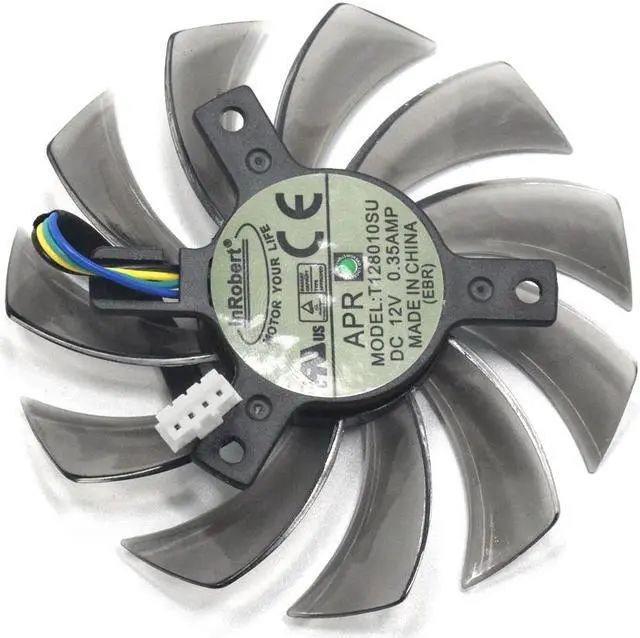 Alt view image 2 of 3 - 75MM T128010SU 4pin Cooler Fan For GTX 670 680 Radeon R9 280X GTX670 /GTX780 /570 980ti g1 Graphics Video Card Cooling