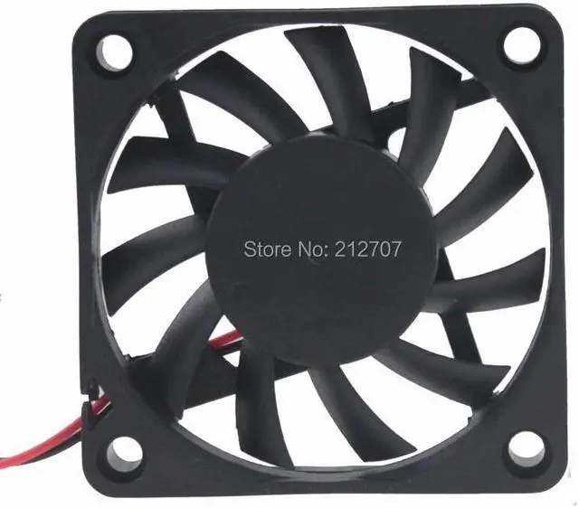 Alt view image 6 of 6 - 1PCS Brushless DC Cooling Fan 24V 60mm 6010 60x60x10mm 6CM 2Pin 11 Blades