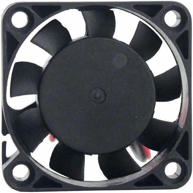 Alt view image 4 of 6 - 2 pcs DC 2.0 2Pin 12V 40x40x10mm 40mm x 10mm PC Computer Case Brushless Cooling Fan 4cm 9 Blades