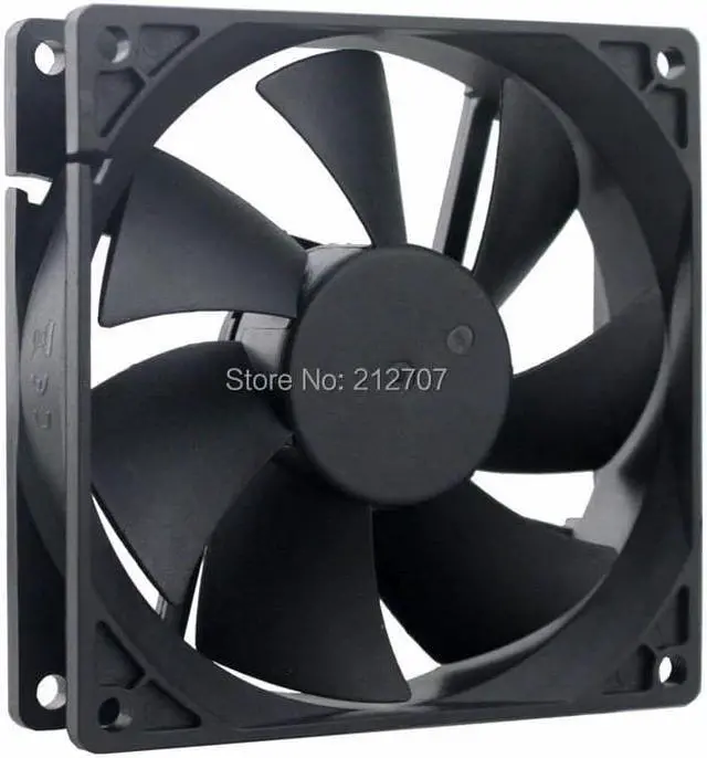 Alt view image 5 of 6 - 92mm x 25mm DC 12V 2Pin Ball Bearing Computer Cooling Fan for PC Case CPU Cooler