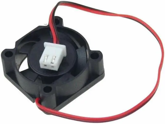 Alt view image 5 of 6 - 2 Pcs 25x25x10mm 2510 Mini Cooling Fan 25mm 2.5cm 24V Brushless DC Cooler Radiator