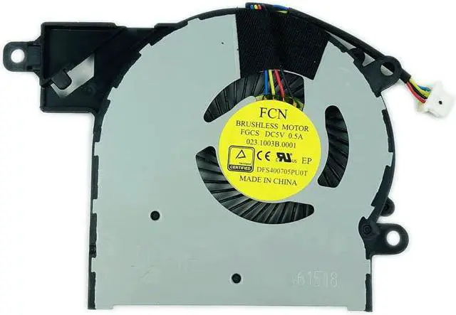 Main image of Laptop CPU Cooling Fan for HP NS55C00 14J12 Notebook Cooler radiator FGCS DC05V 0.50A 023.1003B.0001 DFS400705PU0T