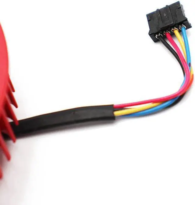 Alt view image 4 of 4 - BASA0725R2U 12V 1.20A 4Pin Red Cooler Fan Replace For ATI HD5870 HD5970 Graphics Card Cooling Fan turbine New &