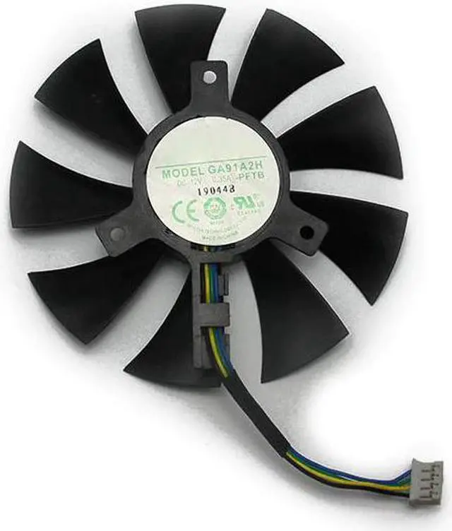 Alt view image 4 of 4 - 85MM GA91A2H 4PIN RX 550 GPU VGA Alternative Cooler For Radeon SAPPHIRE RX550 2G PULSE Video Graphics Card Cooling