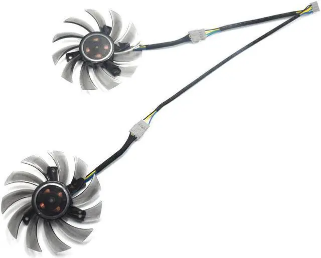 Alt view image 3 of 5 - 75mm 4PIN PLD08010S12HH Cooler Fan For NVIDIA GEFORCE GTX 550 Ti Nvidia GeForce GTX 560 Ti VisionTek R9 270X Cooling Fan