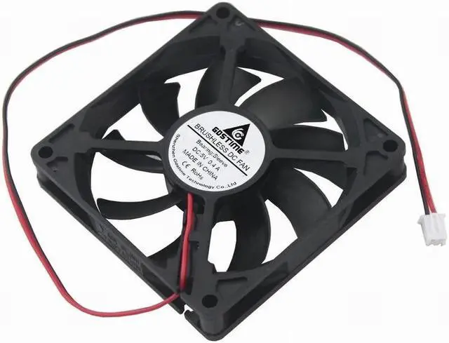 Alt view image 5 of 6 - 1 piece 8015 2Wire 2Pin DC 5V 3 inches 80mm x 15mm 8cm Machine Cooling Fan 80mm*80mm*15mm