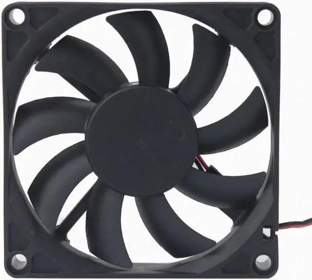 Alt view image 6 of 6 - 1 piece 8015 2Wire 2Pin DC 5V 3 inches 80mm x 15mm 8cm Machine Cooling Fan 80mm*80mm*15mm