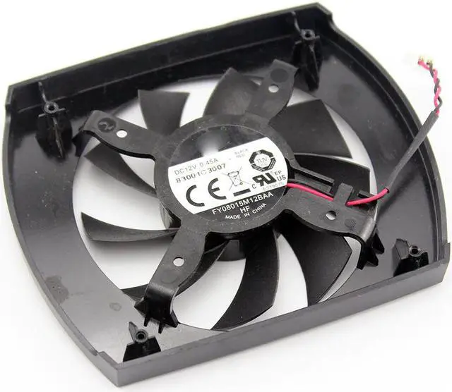 Alt view image 3 of 4 - FY08015M12BAA For ONDAGTX650Ti Model GTX650 Aegis Radiator Display Card Cooling Fan