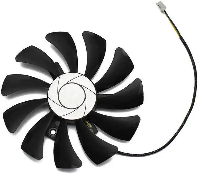 Alt view image 3 of 4 - HA9010H12F Z 85MM 0.57A 2Pin GTX1050 GPU Cooler Fan For MSI Geforce GTX 1050 2G GTX 1050Ti 4G OC Graphic Card Cooling