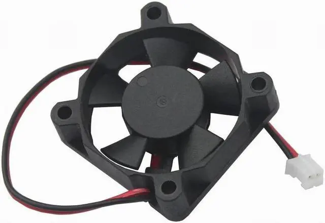 Alt view image 2 of 6 - 2 Pieces 3.5cm 35x35x10mm 5V Brushless DC Cooling Fan 35mm x 10mm 3510 Mini Cooler 2Pin 2.0