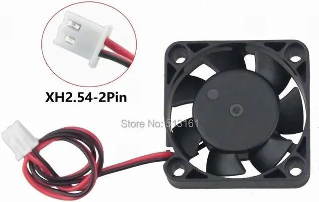 Alt view image 6 of 6 - High Speed Ball Bearing 40x40x10mm DC 12V 2 Pin 40mm Brushless Computer Cooling Fan