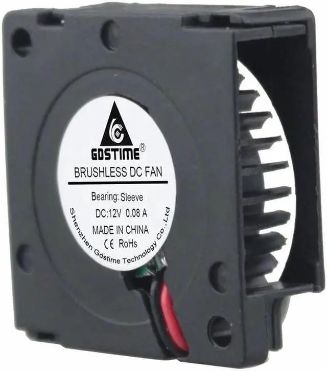 Alt view image 3 of 6 - 1 Piece DC 12V 3D Printer Blower Fan 30mm x 10mm 3010 Sleeve Bearing Laptop Cooling Fan 3cm 30x10mm Micro