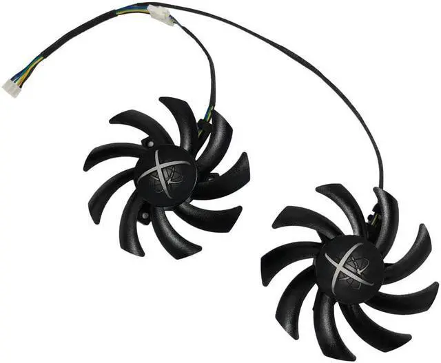 Main image of 2pcs/lot RX 480/470 Graphics 4Pin 85mm fans 0.35A VGA Cooler Fan For XFX R9 390/390X 8G RX480 RX470 Video Card cooling