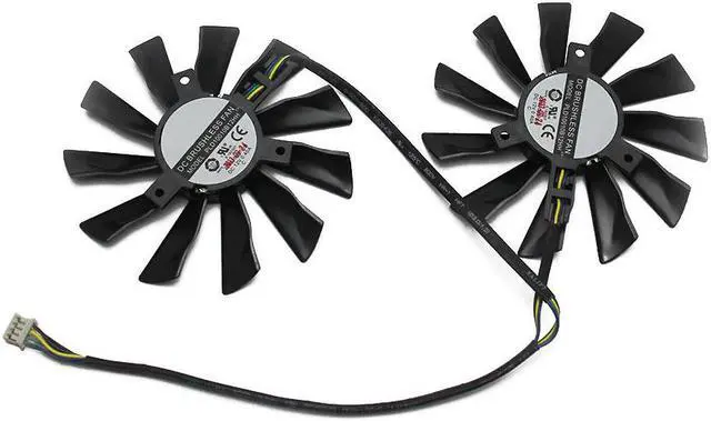 Alt view image 5 of 5 - 2PCS/lot 95mm S12HH Cooler Fan For MSI GTX 960 970 980 980Ti GTX960 GTX970 GTX980 GTX980Ti ARMOR PLD10010B12HH Cooling Fan