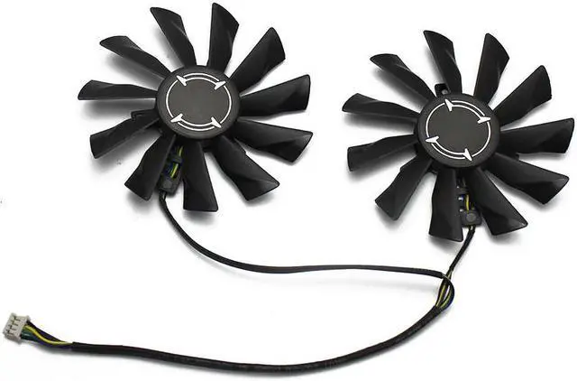 Alt view image 3 of 5 - 2PCS/lot 95mm S12HH Cooler Fan For MSI GTX 960 970 980 980Ti GTX960 GTX970 GTX980 GTX980Ti ARMOR PLD10010B12HH Cooling Fan
