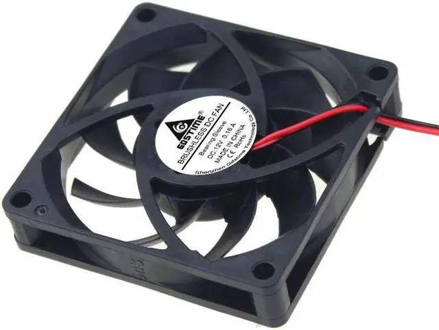 Alt view image 4 of 6 - 2pcs 7cm/70mm/70x70x15mm Fan 12V DC 2Pin Cooling Case/CPU/Computer Cooler Drop shipping