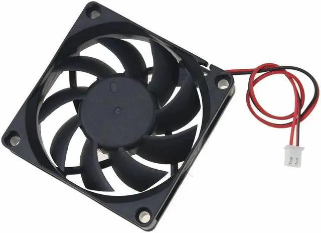 Alt view image 3 of 6 - 2pcs 7cm/70mm/70x70x15mm Fan 12V DC 2Pin Cooling Case/CPU/Computer Cooler Drop shipping