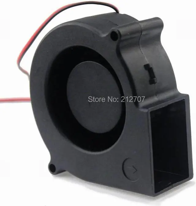 Alt view image 3 of 6 - DC 24V 2Pin 7CM 75mm X 30MM 70MM Brushless Cooling Blower Fan 24 Volt