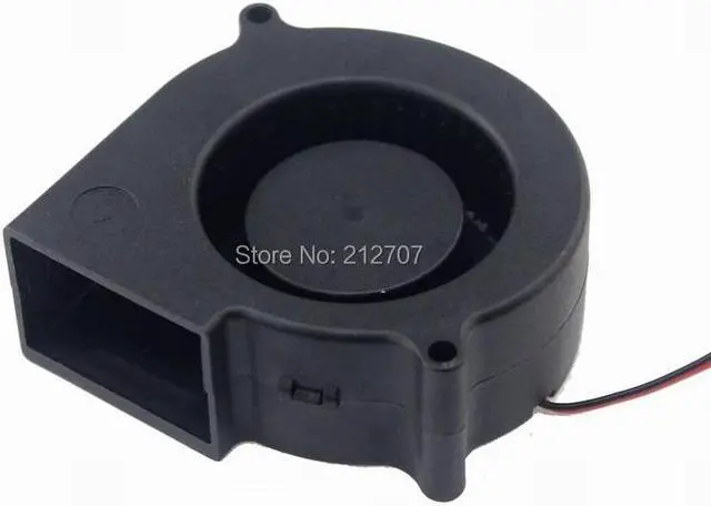 Alt view image 5 of 6 - DC 24V 2Pin 7CM 75mm X 30MM 70MM Brushless Cooling Blower Fan 24 Volt