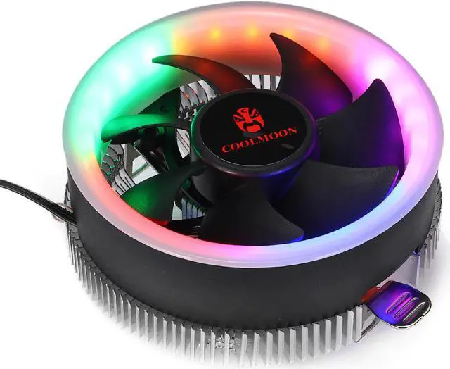 Main image of S SKYEE PC CPU Cooler Fan Heatsink LED Blue Aperture CPU Cooling Fan Quiet Radiator For Intel 775/1156 for AMD AM2 AM2+ AM3 AM3+