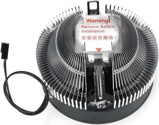 Alt view image 5 of 6 - S SKYEE PC CPU Cooler Fan Heatsink LED Blue Aperture CPU Cooling Fan Quiet Radiator For Intel 775/1156 for AMD AM2 AM2+ AM3 AM3+