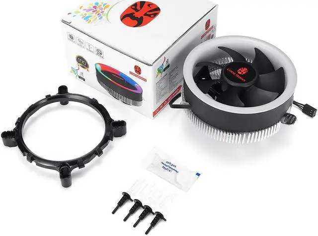 Alt view image 6 of 6 - S SKYEE PC CPU Cooler Fan Heatsink LED Blue Aperture CPU Cooling Fan Quiet Radiator For Intel 775/1156 for AMD AM2 AM2+ AM3 AM3+