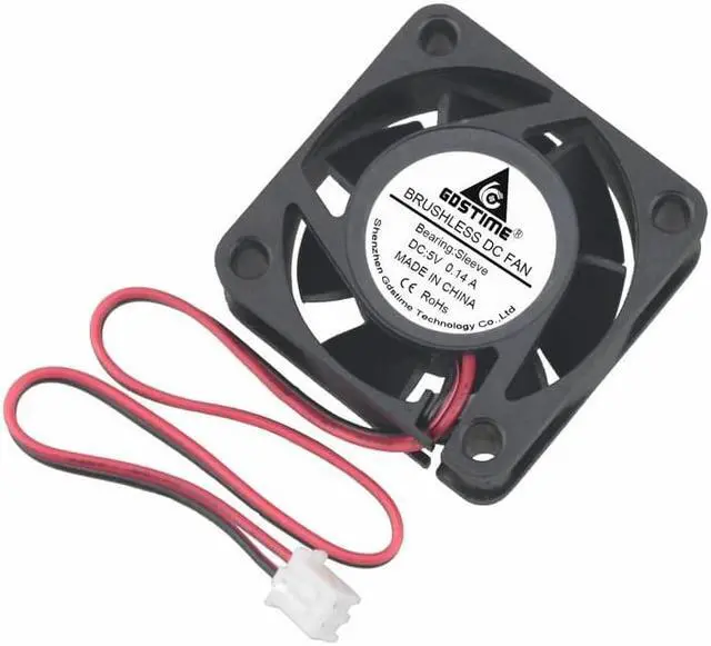 Alt view image 4 of 6 - 5 Pcs 40mmx40mmx15mm 5 Volt 40mm x 15mm Small DC Brushless Cooling Fan 5V Mini PC Cooler 4cm 40x40x15mm 4015