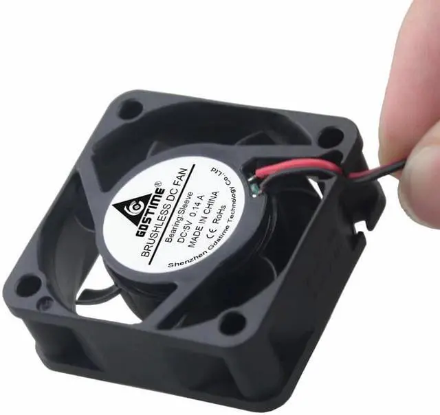 Alt view image 6 of 6 - 5 Pcs 40mmx40mmx15mm 5 Volt 40mm x 15mm Small DC Brushless Cooling Fan 5V Mini PC Cooler 4cm 40x40x15mm 4015