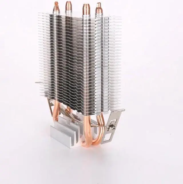 Alt view image 3 of 4 - 8cm 80mm Mini 2 Heatpipes PC CPU Cooler Heatsink Computer Cooling Fan for LGA 775/1155/1156 AMD AM2 AMD3