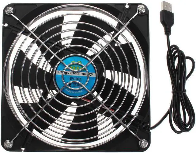 Main image of Router Cooling Fan DIY PC Cooler Cooling TV Box Wireless Quiet DC 5V USB Power 140mm Fan 14CM with Screws Dual Protective Net