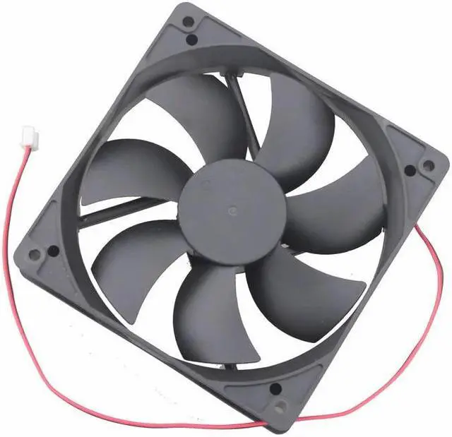 Alt view image 3 of 6 - 1 Pcs 120*25mm Two Balls DC 24V Computer Cooling Fan 12cm 12025 PC Case Cooling System Cooler 120mm x 25mm 2Pin 0.15A