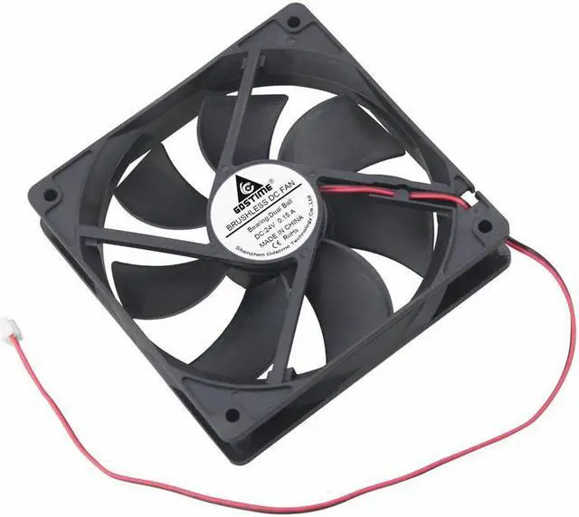 Main image of 1 Pcs 120*25mm Two Balls DC 24V Computer Cooling Fan 12cm 12025 PC Case Cooling System Cooler 120mm x 25mm 2Pin 0.15A
