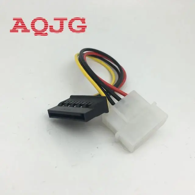 Alt view image 5 of 6 - 1pcs Serial ATA SATA 4 Pin IDE Molex to 15 Pin HDD Power Adapter Cable Hard Drive Adapter Male to Female Cable