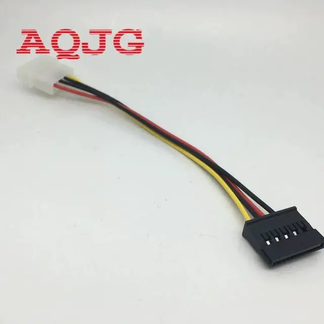 Alt view image 2 of 6 - 1pcs Serial ATA SATA 4 Pin IDE Molex to 15 Pin HDD Power Adapter Cable Hard Drive Adapter Male to Female Cable