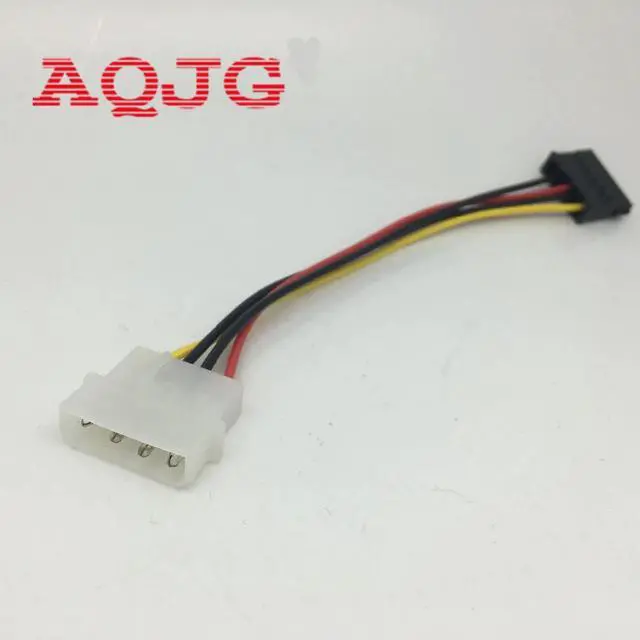 Main image of 1pcs Serial ATA SATA 4 Pin IDE Molex to 15 Pin HDD Power Adapter Cable Hard Drive Adapter Male to Female Cable