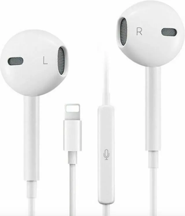 Alt view image 2 of 6 - For Apple iPhone 7 8 Plus X XS MAX XR Wired Headphones Headset