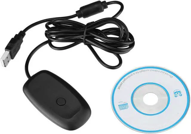 Alt view image 7 of 7 - USB Wireless Receiver Game Controller Adapter For Microsoft Xbox 360 Windows PC
