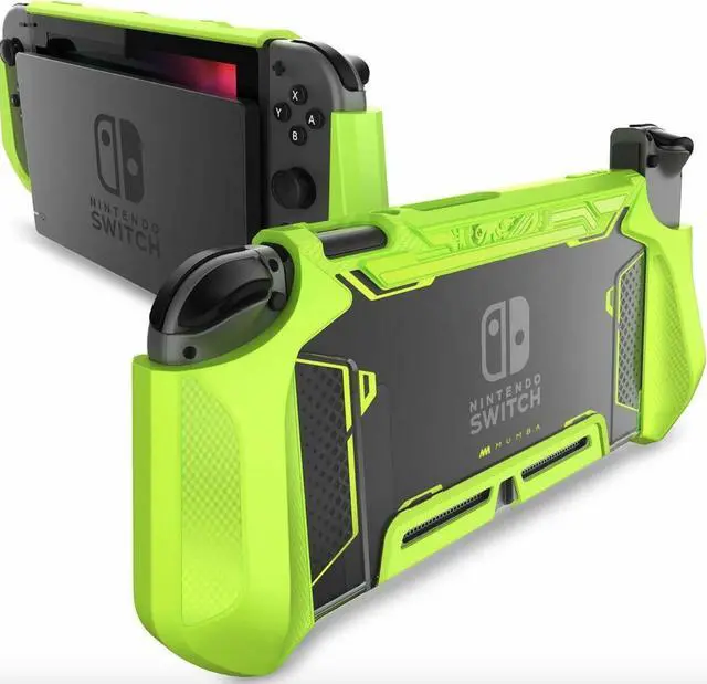 Main image of For Nintendo Switch Console Joy-Con, Mumba 360 Protective TPU Grip Case Dockable
