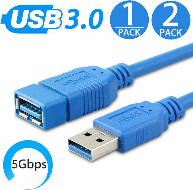 Main image of 10FT Super Speed USB 3.0 Type A Male to Female Extension Cable For Laptop PC