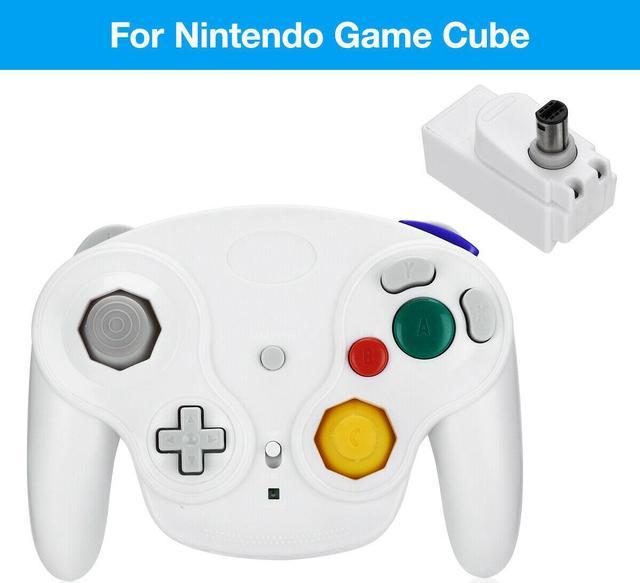 Wireless Gamecube Controller Wavebird Style w/ Adapter for Nintendo NGC GC White Nintendo Wii Newegg.com