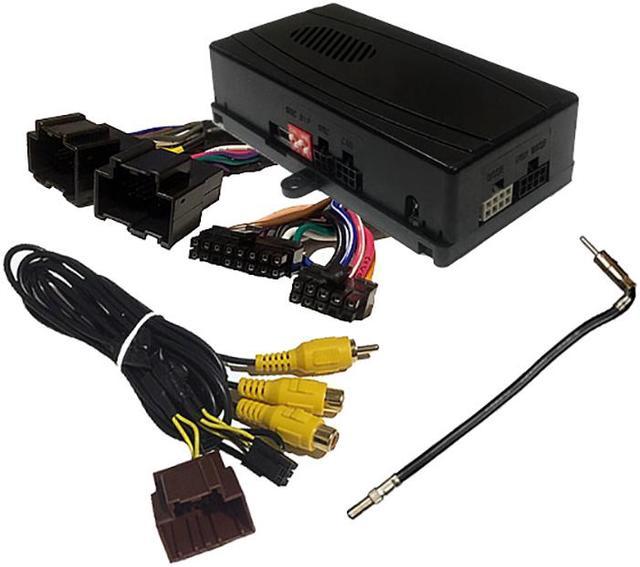 DKGM-16W  OnStar Radio Replacement Interface w/ SWC Retention, Video  Switcher & Double Din Dash Kit for Select GM LAN-29 Bit SUVs & Trucks w/  Nav Radios & w/ Bose Amplified 