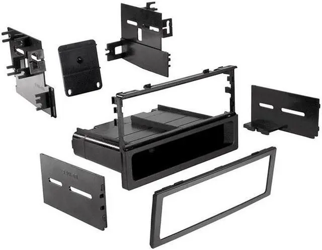 Alt view image 2 of 6 - Car Stereo Double DIN Radio Dash Stereo Mounting Installation Trim Bezel Kit