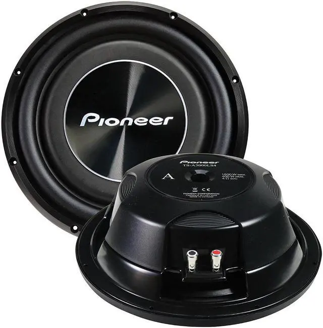 Alt view image 4 of 13 - Pioneer TS-A3000LS4 12" Shallow Mount Single 4-ohm Car Subwoofer 1,500 Watts