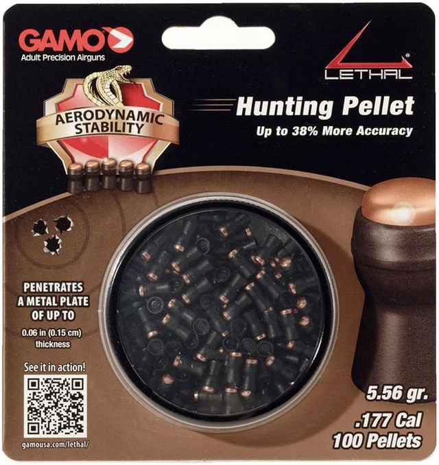Alt view image 7 of 7 - GAMO 632274054 Gamo Lethal Pellets .177 100 Count