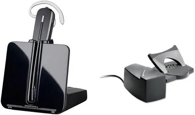 Alt view image 7 of 20 - Plantronics CS540 Wireless Headset with HL10 Handset Lifter (84693-11)