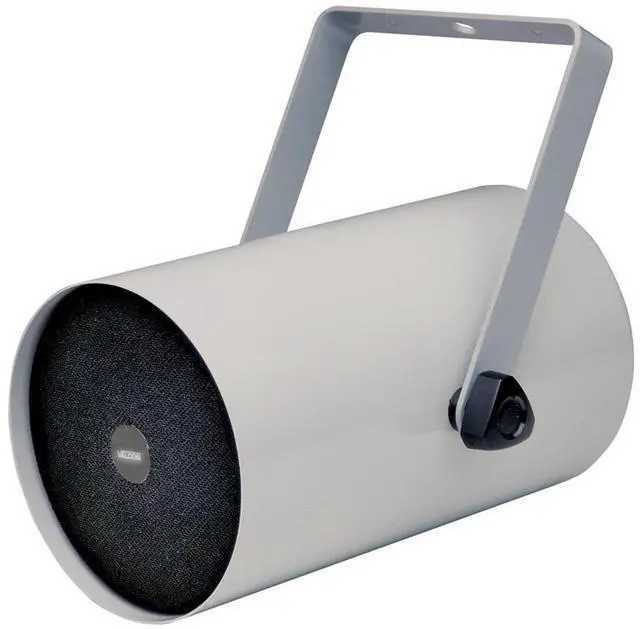 Alt view image 4 of 5 - Valcom - V-1014B-GY - 5-watt Track-style Speaker Gray
