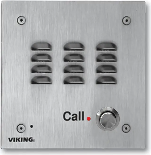Alt view image 3 of 4 - Viking Electronics E-30 Stainless Steel Hansdsfree Phone